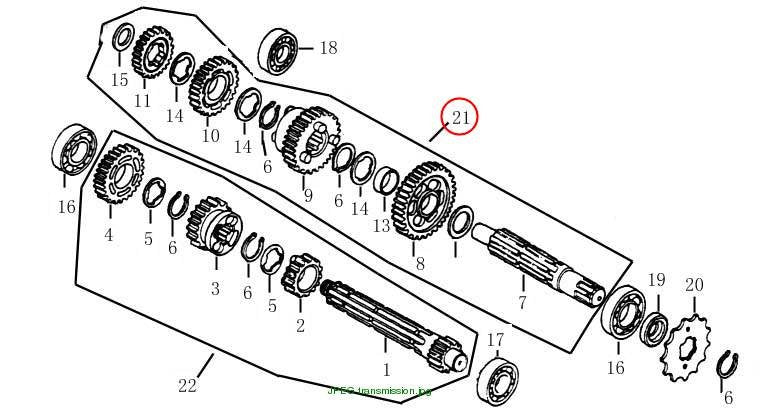 Counter shaft assy
