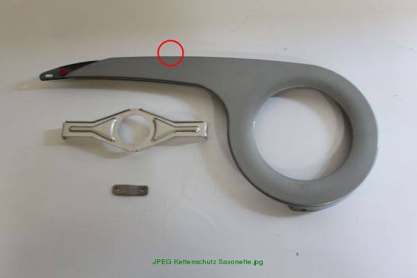 Kettenschutz silber Saxonette einfach