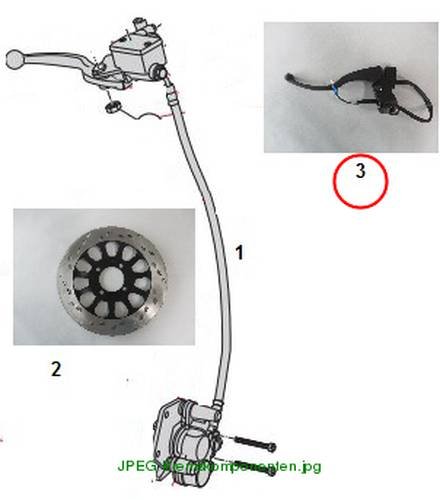 Bremshebel links Speed E