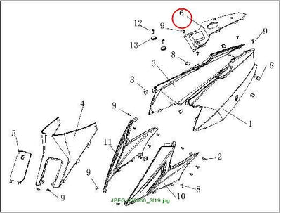 TAIL COVER, RED