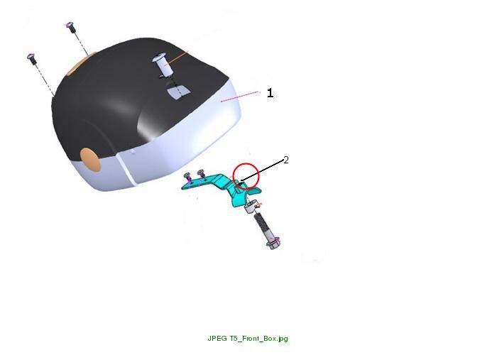 Front boxhalter