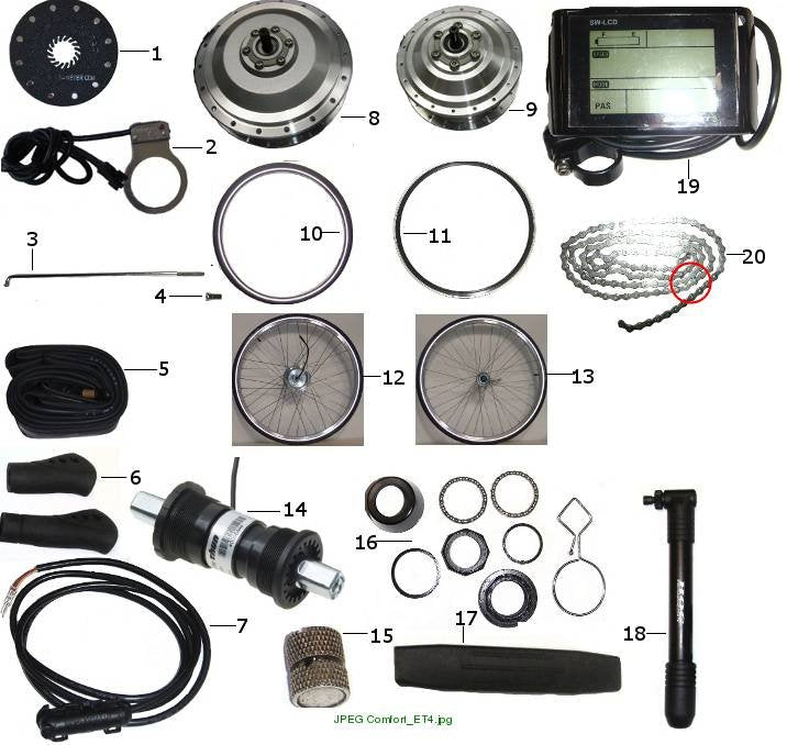 Display 9stufig ohne Schiebehilfe