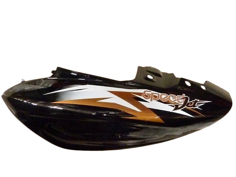 SIDE COVER 1, BLACK,STICKER WHITE/BRONZE