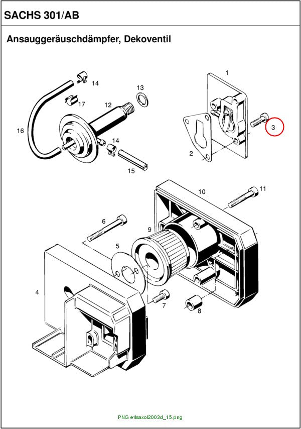 CYLINDER HEAD SCREW M 5X15 (GALV.)