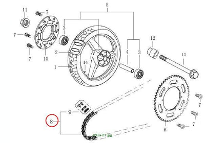 Chain 420-114B (Mad 2007)