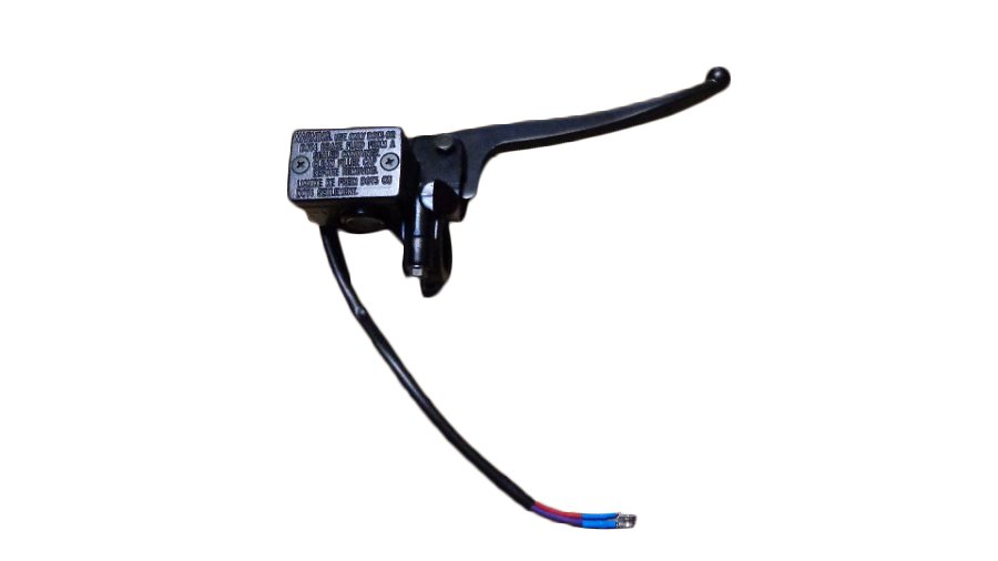 Brake cylinder w. brake light switch, round