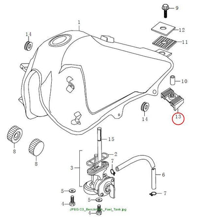 Rear cushion