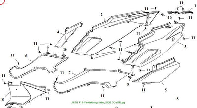 REAR RIGHT DECO PANEL white,black R (SFM