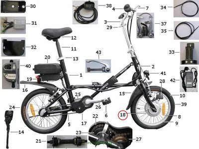 Motor, 24V 250W