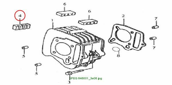 Cylinder block rubber No. 2
