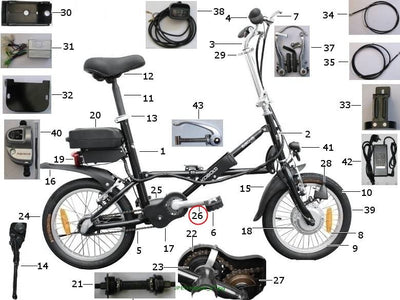 Pedalarm rechts