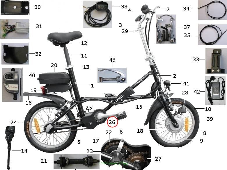 Pedalarm rechts