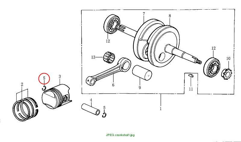 CLIP PISTON PIN