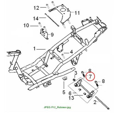 Anschlaggummi Motoraufh?ngung