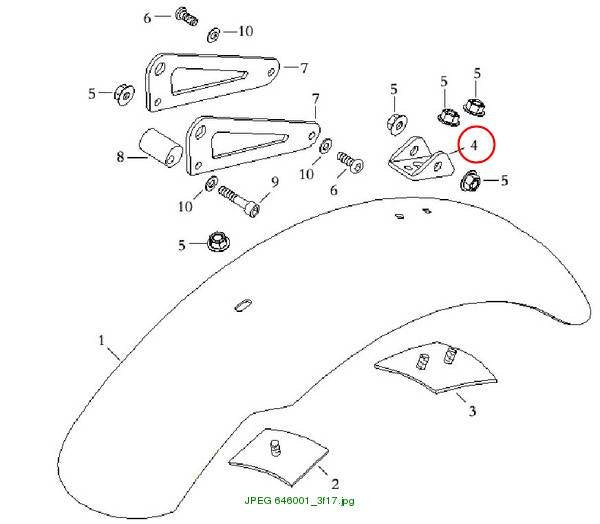 BRACKET,FENDER