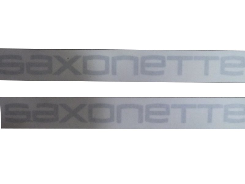 Saxonette 09 silver pull-off gear