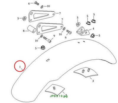 Rear Fender (Yellow)