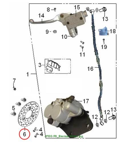 Bremsscheibe hinten schwarz