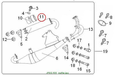MUFFLER HOOP
