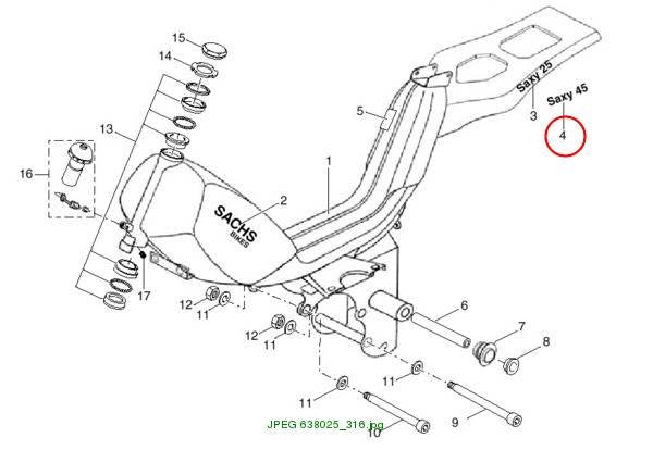 "AUFKLEBER ""saxy 25"" silber"