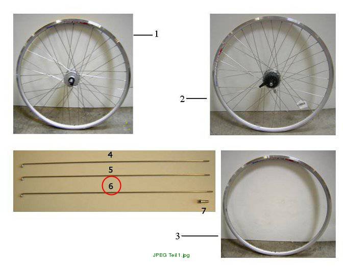 Spokes 14x282 lg VR De Luxe M