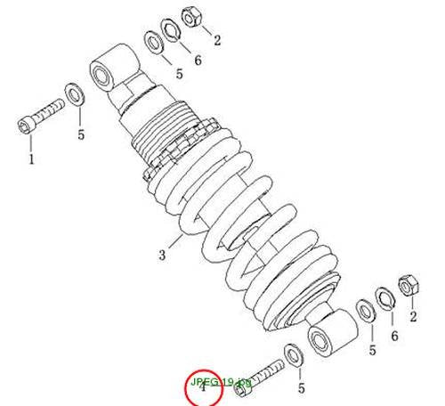 BOLT,HEX,SOCKET HEAD M10×52×1.25