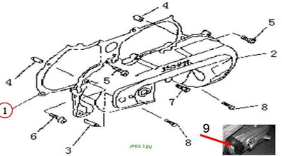 GASKET, L CRANKCASE