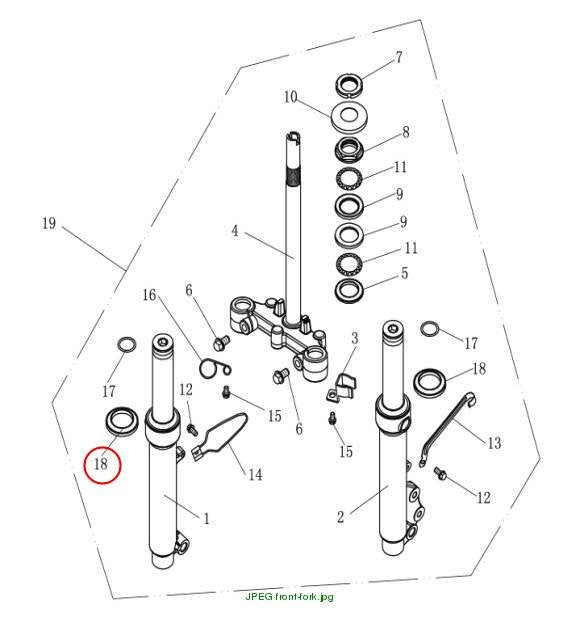 Fork oil seal 31x43x10.3