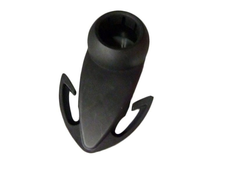 Steering head cover with cable guide
