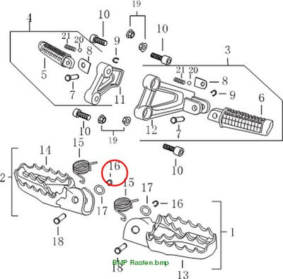Retaining washer