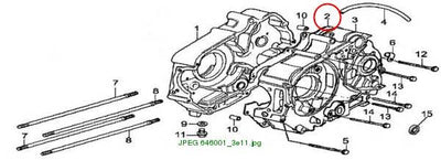 Crankcase gasket