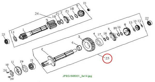 Countershaft assembly