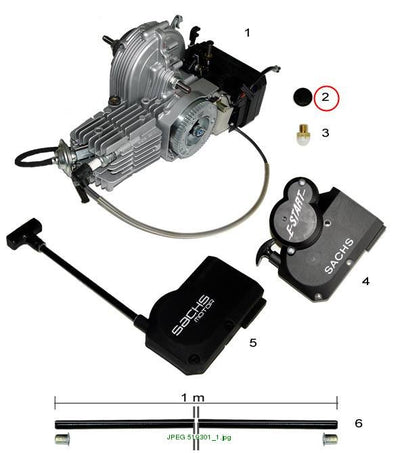 BLIND GROMMET 12 black Compressor Saxonette 09