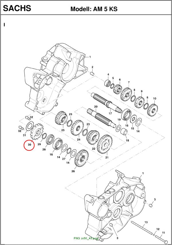 KETTENRITZEL Z=13 ZX 50