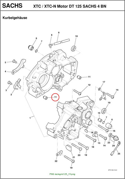 ADAPTER SLEEVE, CRANKCASE D.1