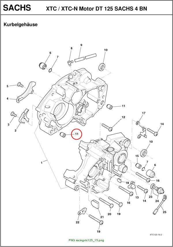 ADAPTER SLEEVE, CRANKCASE D.1