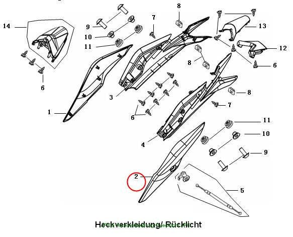 Abdeckung links schwarz