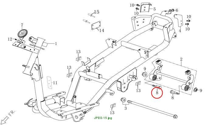 bolt, engine holder