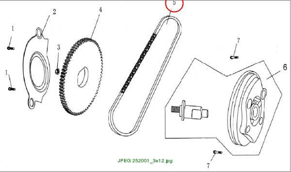 STARING CHAIN, OIL PUMP