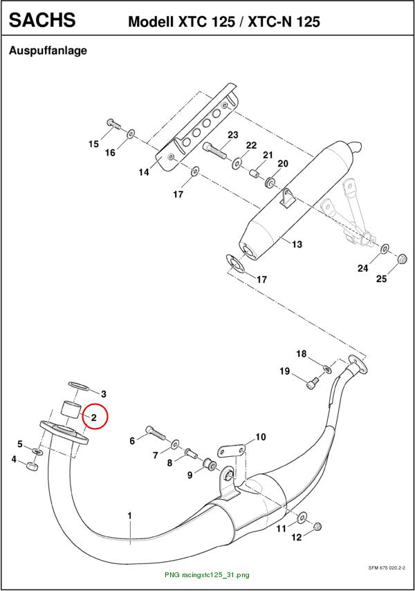BUSH D20 for muffler