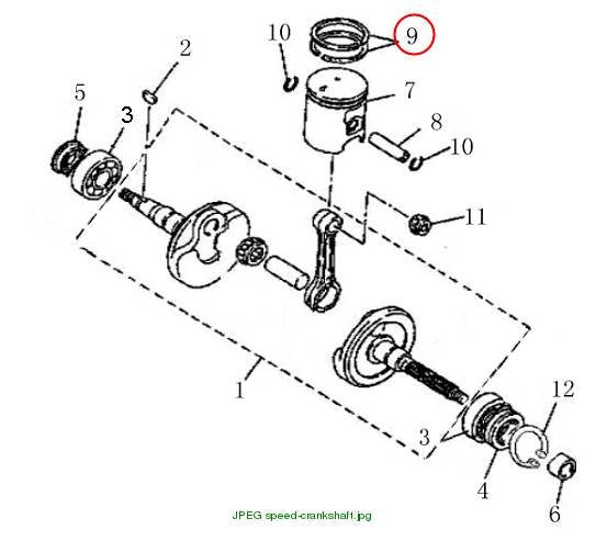 Piston ring (piece)