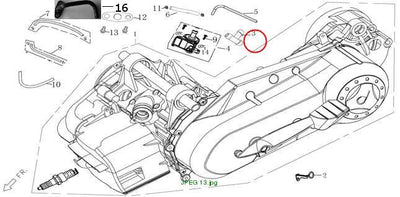 connecting pipe(with air filter), second