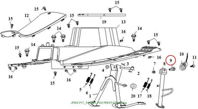 BOLT, SIDE STAND MOUNTING