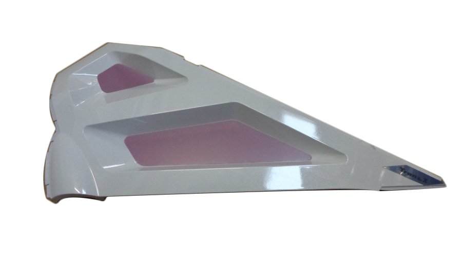 Batterybox left cover white/violet