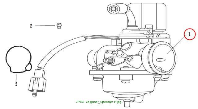 Vergaser Mikuni 16-56829(Hauptdüse#57,5)